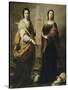 Sainte Juste et sainte Rufine-Bartolome Esteban Murillo-Stretched Canvas