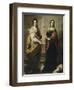 Sainte Juste et sainte Rufine-Bartolome Esteban Murillo-Framed Giclee Print