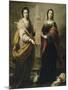 Sainte Juste et sainte Rufine-Bartolome Esteban Murillo-Mounted Premium Giclee Print