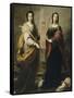 Sainte Juste et sainte Rufine-Bartolome Esteban Murillo-Framed Stretched Canvas
