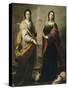 Sainte Juste et sainte Rufine-Bartolome Esteban Murillo-Stretched Canvas