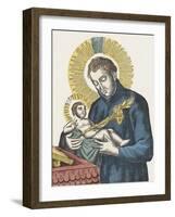 Sainte Madeleine et saint Stanislas de Kostka-null-Framed Giclee Print