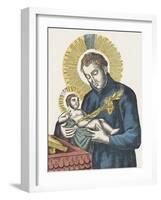 Sainte Madeleine et saint Stanislas de Kostka-null-Framed Giclee Print