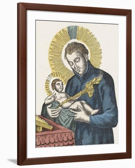 Sainte Madeleine et saint Stanislas de Kostka-null-Framed Giclee Print