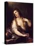 Sainte Madeleine renonçant aux Vantés de ce monde-Luca Giordano-Stretched Canvas