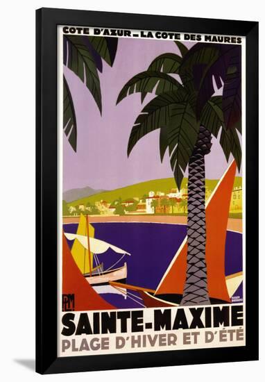 Sainte-Maxime-Roger Broders-Framed Poster