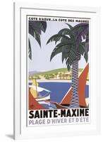 Sainte Maxime-Roger Broders-Framed Giclee Print