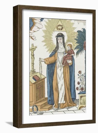 Sainte Rose de Lima-null-Framed Giclee Print