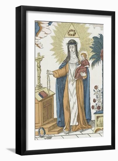 Sainte Rose de Lima-null-Framed Giclee Print