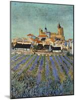 Saintes Maries De La Mer-Vincent van Gogh-Mounted Giclee Print
