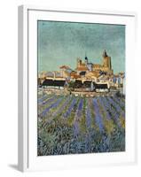 Saintes Maries De La Mer-Vincent van Gogh-Framed Giclee Print