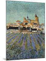 Saintes Maries De La Mer-Vincent van Gogh-Mounted Giclee Print