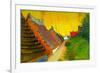 Saintes-Maries Road Through The Town-Vincent van Gogh-Framed Art Print