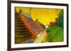 Saintes-Maries Road Through the Town-Vincent van Gogh-Framed Premium Giclee Print