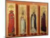 Saints Ambrose, Jerome, Augustine and Gregory-Sassetta-Mounted Giclee Print