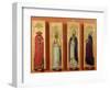 Saints Ambrose, Jerome, Augustine and Gregory-Sassetta-Framed Premium Giclee Print