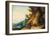 Saints Anthony and Paul in a Landscape, C.1636-38-David Teniers the Younger-Framed Giclee Print