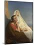 Saints Augustine and Monica, 1854-Ary Scheffer-Mounted Giclee Print