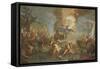 Saints Cosmas and Damian Saved by Angels-Antonio Balestra-Framed Stretched Canvas