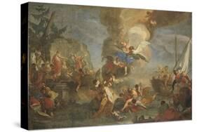 Saints Cosmas and Damian Saved by Angels-Antonio Balestra-Stretched Canvas