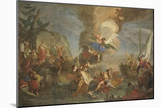 Saints Cosmas and Damian Saved by Angels-Antonio Balestra-Mounted Giclee Print