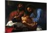 Saints Cosmas & Damien Dressing A Chest Wound-Antoine de Favray-Mounted Art Print