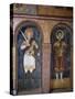 Saints in Byzantine Clothes, Niches of Upper Chapel, Byzantine Fresco-null-Stretched Canvas