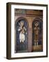 Saints in Byzantine Clothes, Niches of Upper Chapel, Byzantine Fresco-null-Framed Giclee Print