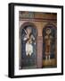 Saints in Byzantine Clothes, Niches of Upper Chapel, Byzantine Fresco-null-Framed Giclee Print