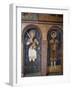 Saints in Byzantine Clothes, Niches of Upper Chapel, Byzantine Fresco-null-Framed Giclee Print