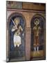 Saints in Byzantine Clothes, Niches of Upper Chapel, Byzantine Fresco-null-Mounted Giclee Print