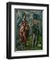 Saints John the Baptist (Left) and John the Evanglist (Right)-El Greco-Framed Giclee Print