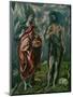 Saints John the Baptist (Left) and John the Evanglist (Right)-El Greco-Mounted Giclee Print