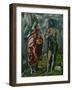 Saints John the Baptist (Left) and John the Evanglist (Right)-El Greco-Framed Giclee Print
