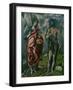 Saints John the Baptist (Left) and John the Evanglist (Right)-El Greco-Framed Giclee Print