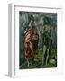 Saints John the Baptist (Left) and John the Evanglist (Right)-El Greco-Framed Giclee Print