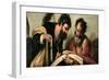 Saints John the Evangelist and Mark Discussing their Writings-Bernardo Strozzi-Framed Giclee Print