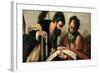 Saints John the Evangelist and Mark Discussing their Writings-Bernardo Strozzi-Framed Giclee Print
