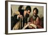 Saints John the Evangelist and Mark Discussing their Writings-Bernardo Strozzi-Framed Giclee Print