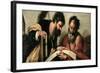 Saints John the Evangelist and Mark Discussing their Writings-Bernardo Strozzi-Framed Giclee Print