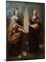 Saints Justa and Rufina, Ca 1665-Bartolomé Estebàn Murillo-Mounted Giclee Print