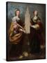 Saints Justa and Rufina, Ca 1665-Bartolomé Estebàn Murillo-Stretched Canvas