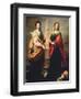 Saints Justa and Rufina-Bartolome Esteban Murillo-Framed Giclee Print