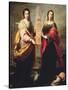 Saints Justa and Rufina-Bartolome Esteban Murillo-Stretched Canvas