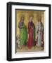 Saints Matthew, Catherine of Alexandria and John the Evangelist, C. 1450-Stephan Lochner-Framed Giclee Print