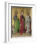 Saints Matthew, Catherine of Alexandria and John the Evangelist, C. 1450-Stephan Lochner-Framed Giclee Print