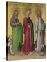 Saints Matthew, Catherine of Alexandria and John the Evangelist, C. 1450-Stephan Lochner-Stretched Canvas