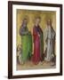 Saints Matthew, Catherine of Alexandria and John the Evangelist, C. 1450-Stephan Lochner-Framed Giclee Print