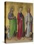 Saints Matthew, Catherine of Alexandria and John the Evangelist, C. 1450-Stephan Lochner-Stretched Canvas