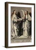 Saints Ottilia and Cecilia (Panel of the St Anne Altarpiec), Ca 1503-1506-null-Framed Giclee Print